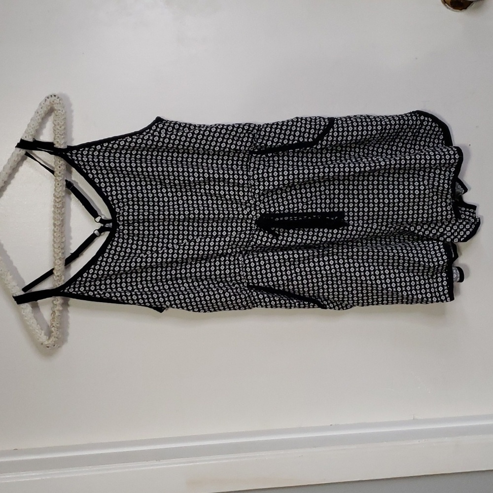 Black and White Romper